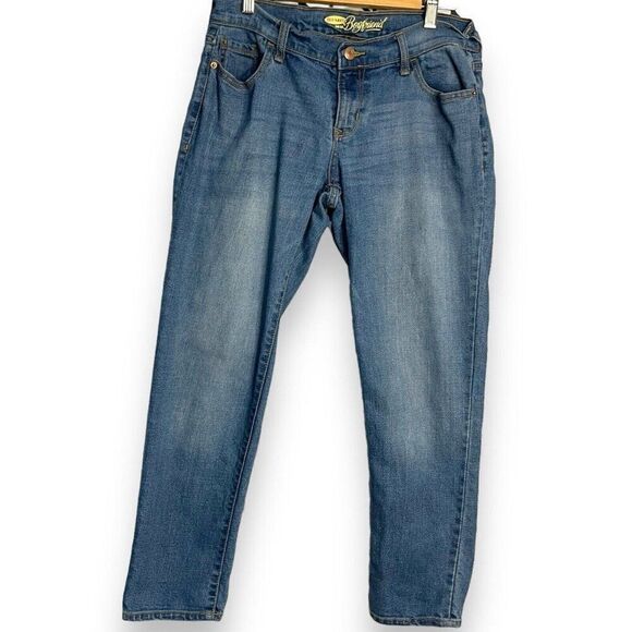 Old Navy Skinny Boyfriend Jeans Womens 4 Blue Pockets Casual Medium Wash Western - Picture 2 of 9